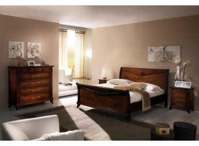 Cama clásica de lujo de cuero Chesterfield estilo antiguo para dormitorio de hotel.