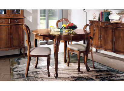 Juego de comedor Silla Mesa de comedor conjunto Mesa redonda Sillas 4 piezas Mesa de madera Madera maciza