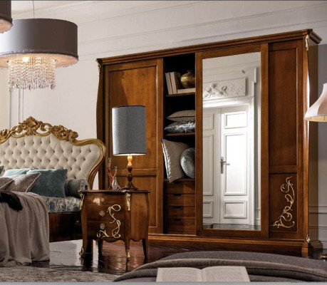 Dormitorio Armario Madera Muebles Barroco Nuevo Armario Clásico Armarios