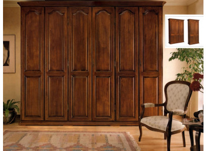 Mueble de dormitorio Vaccari cav giovanni de madera maciza con puertas correderas.