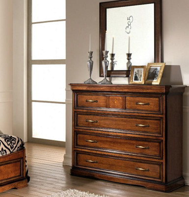 Juego de muebles para dormitorio, mesita de noche de madera maciza de muebles italianos de 3 piezas.