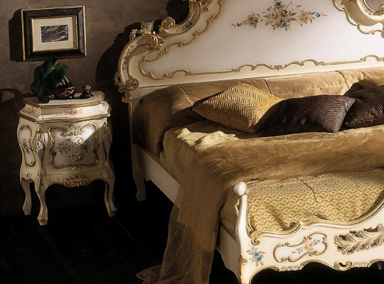 Mesita de noche, mesa auxiliar, mesas, muebles, macizo, nuevo, diseño de consolas italianas.