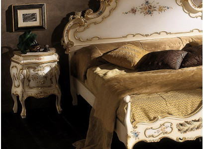 Mesita de noche, mesa auxiliar, mesas, muebles, macizo, nuevo, diseño de consolas italianas.