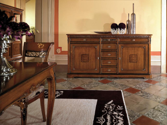 Lujo cómoda aparador estilo antiguo cómodas muebles de lujo italianos aparador.
