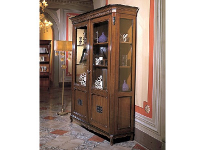 Muebles de madera auténtica Aparador de lujo de diseñador Vitrina de madera italiana