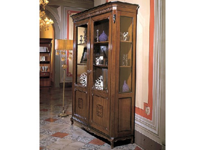 Vitrine de vidrio de gabinete de madera maciza Gabinete de sala de estar Muebles Cómoda Madera maciza.