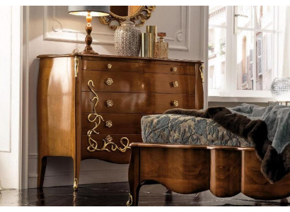 Cómoda Aparador Credenza Marrón Macizo Aparadores Muebles de Madera Armario Cajoneras