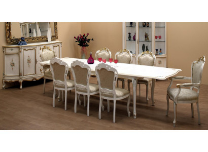 Clásico Set 2x sillas con apoyabrazos 6x sillas Conjunto de sillas Juego de comedor Grupo Nuevo