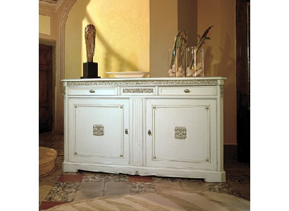 Muebles italianos de lujo de madera, cómoda clásica estilo buffet madera nueva.