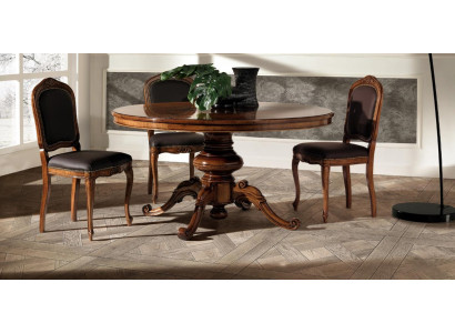 Mesa de comedor clásica Mesa redonda Mesas redondas Muebles barrocos rococó Mesas redondas Nuevas
