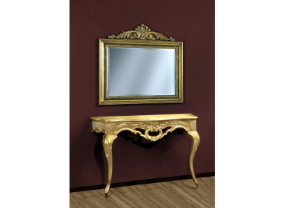 Consola Cómoda Mesa de pared Clásica consola Mesa consola con espejo de lujo