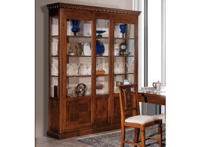 Vitrina de madera maciza para la sala de estar mueble aparador.