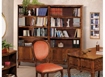 Estantería de madera independiente Elegante estante de oficina marrón nuevo