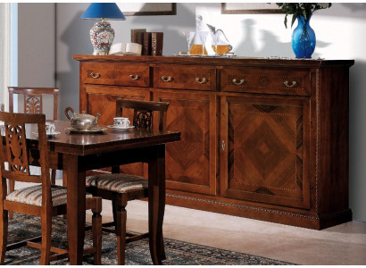 Buffetschrank Aparador Nuevo Aparador Cajón Vitrina Sala de estar Madera