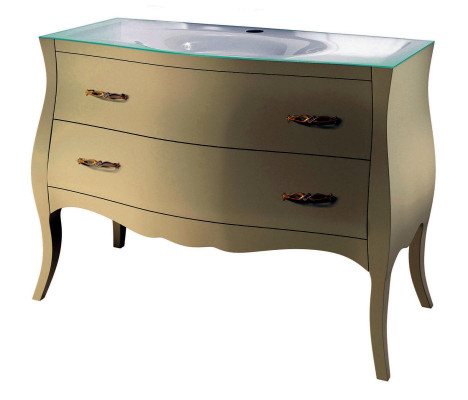 Lavabo de mueble clásico Gabinete Lavamanos Baño italiano Gabinete inferior