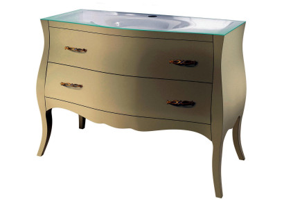 Lavabo de mueble clásico Gabinete Lavamanos Baño italiano Gabinete inferior