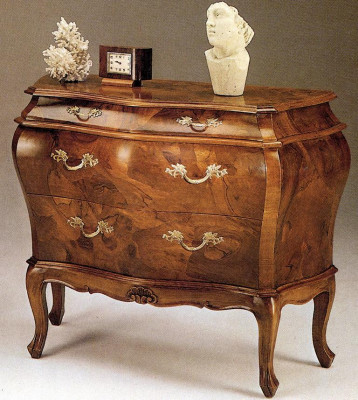 Cómoda de madera estilo italiano Muebles de lujo estilo barroco antiguo estilo nuevo.