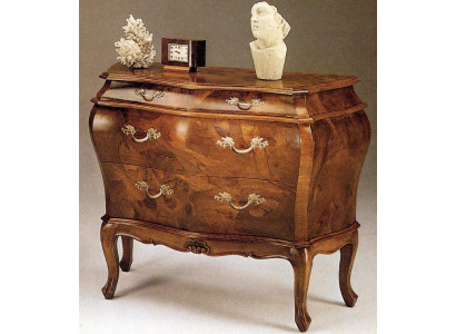Cómoda de madera estilo italiano Muebles de lujo estilo barroco antiguo estilo nuevo.
