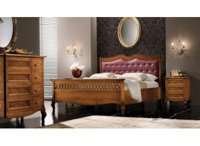 Dormitorio de madera maciza muebles cama acolchada diseño de lujo camas dobles de hotel nuevas