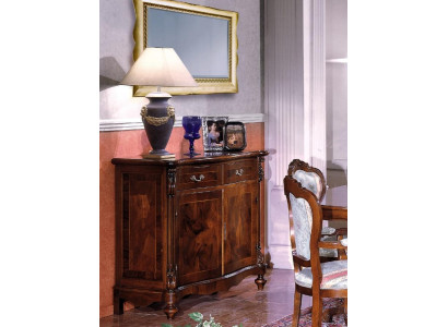 Cómoda aparador Credenza marrón Credenzas madera maciza gabinete cómodas muebles