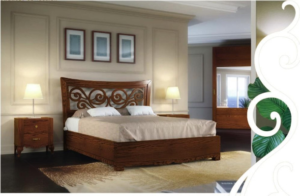 Estructura de cama Cama doble Cama de lujo Camas de madera Marco de cama Diseño 180x200 Nuevo