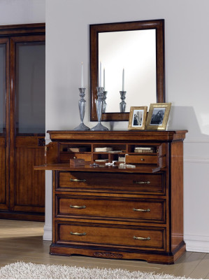 Sideboard cómoda aparador Aparadores madera maciza Armario Muebles Cómodas Marrón