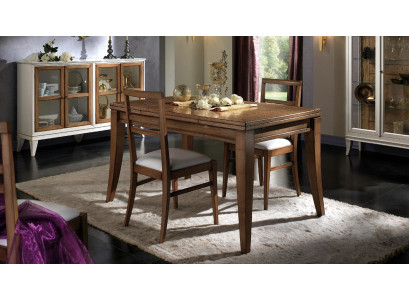 Mesa de comedor de madera natural de estilo retro, mesa de comedor para el comedor y la sala de estar, mesas, muebles de mesa.