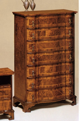 Armario alto Cómoda Credenza Armarios Muebles Mobiliario italiano macizo