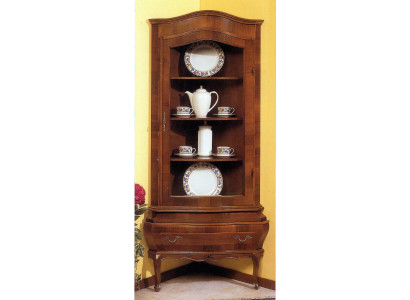 Vitrina de esquina Armario Vitrinas clásicas Salones Muebles del salón Aparador
