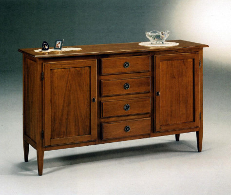 Cómoda Aparador Estante Armario Estantes Muebles de madera maciza de Italia Armarios