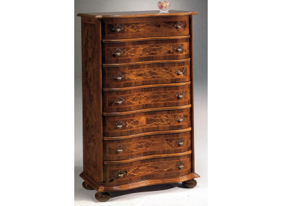 Cómoda de lujo de estilo italiano de madera, estilo barroco de muebles, estilo antiguo, nueva.