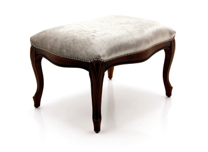 Ottomana Silla Chaise Acolchada Pufa Azul Nuevo Diseño Taburete Reposapiés