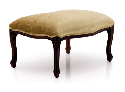 Vivir Bancos de asientos Asiento Textil Beige Diseño Taburete Taburete Acolchado Pie Descanso Muebles