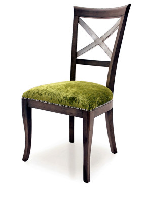 Diseño silla silla tapizada sillas de comedor modernas lujo tela madera muebles