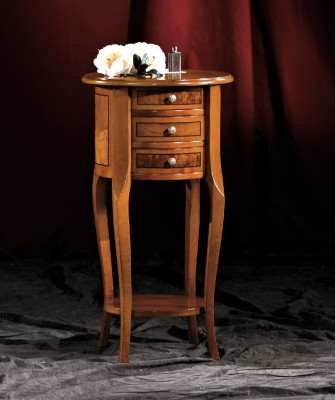 Mesa lateral Mesa de centro Oval Cómoda Mesas Consola Diseño Madera Mesa Nuevo