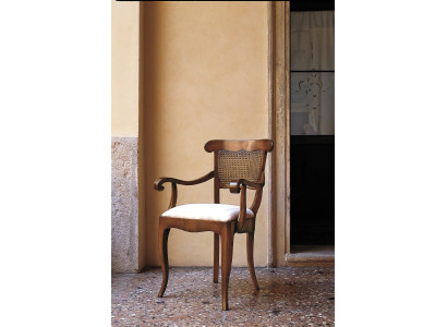 Silla de diseño con apoyabrazos de comedor de estilo rural, sillas de cocina de tela nuevas.