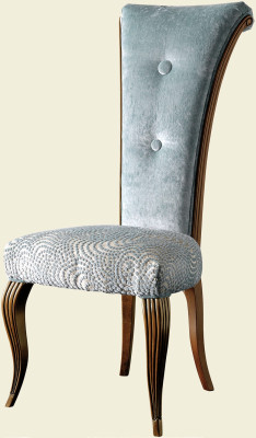 Salón Club sin reposabrazos Lujo Nuevo Silla Clásica 1x Silla para comer