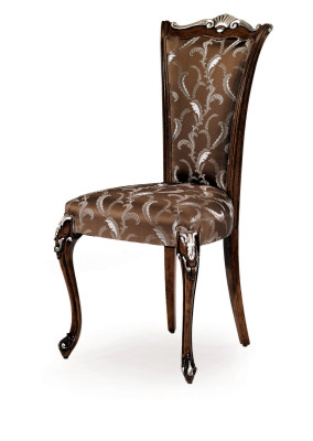 Silla de diseño tapizada de lujo de estilo Art déco.