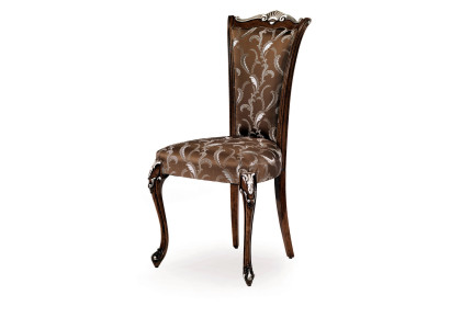 Silla de diseño tapizada de lujo de estilo Art déco.