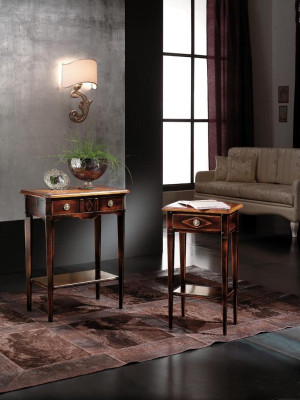 Mesas consola, mesa consola, mueble de teléfono, mueble auxiliar de muebles de entrada italianos.