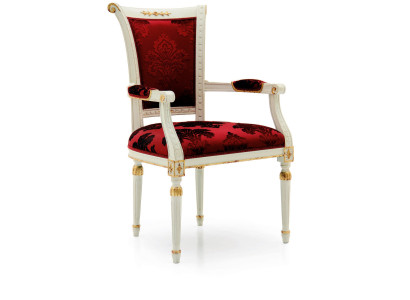 Silla de salón Silla tapizada Silla de lujo 1x Silla Silla de comedor Sillón Muebles