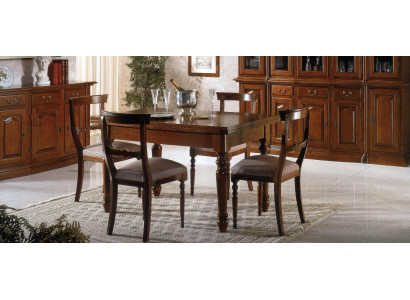 Mesa de comedor Muebles Mesas de decoración Mesas Muebles italianos Madera maciza Comedor