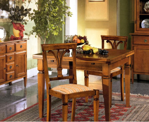 Mesa de comedor estilo antiguo muebles de madera maciza Mesas de comedor italianas Mesa de madera Mesas