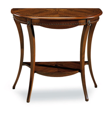Mesa de consola, mesa de centro, mesa auxiliar, mesa de café, sofá de madera, mesa en estilo antiguo.