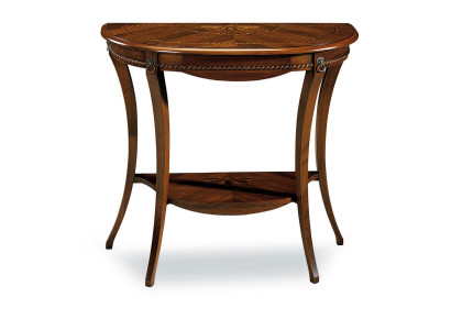 Mesa de consola, mesa de centro, mesa auxiliar, mesa de café, sofá de madera, mesa en estilo antiguo.