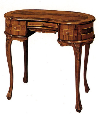 Escritorio de oficina Secretaría Mesa Oficina Escritorios Muebles de madera maciza de estilo antiguo italiano.