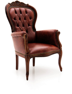 Sillón Silla de diseñador Tapizado Relax Tela Textil Salón Club Individual Muebles Nuevo