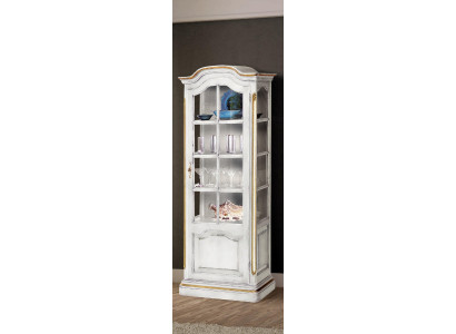 Aparador de madera maciza blanco para salón, aparador para comedor, vitrinas, muebles.