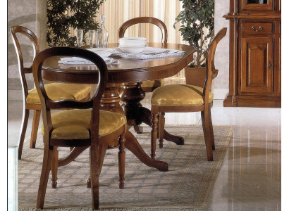 Mesa Mesa de madera Barroco Rococó Comedor Mesa de comedor real Mesa clásica