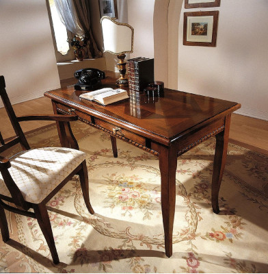 Escritorio Mesa Muebles italianos en madera maciza Oficina Secretaria Nueva